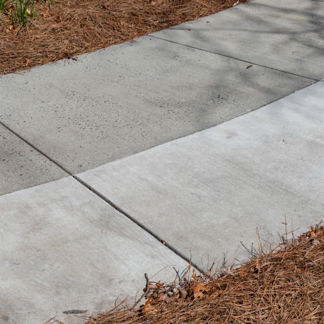Completed sidewalk replacement ArmorSlab installation Fort Wayne