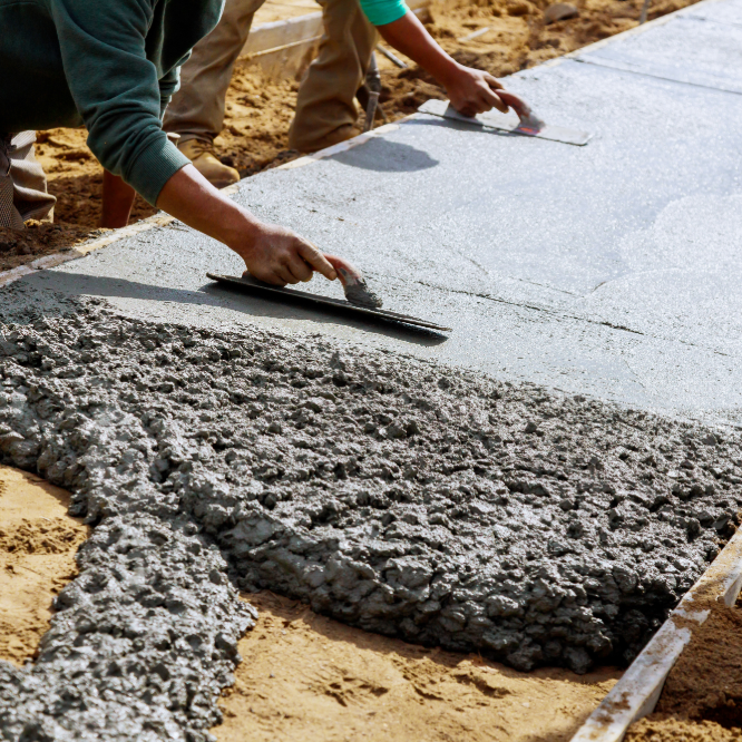 New concrete sidewalk installation ArmorSlab Fort Wayne Indianapolis