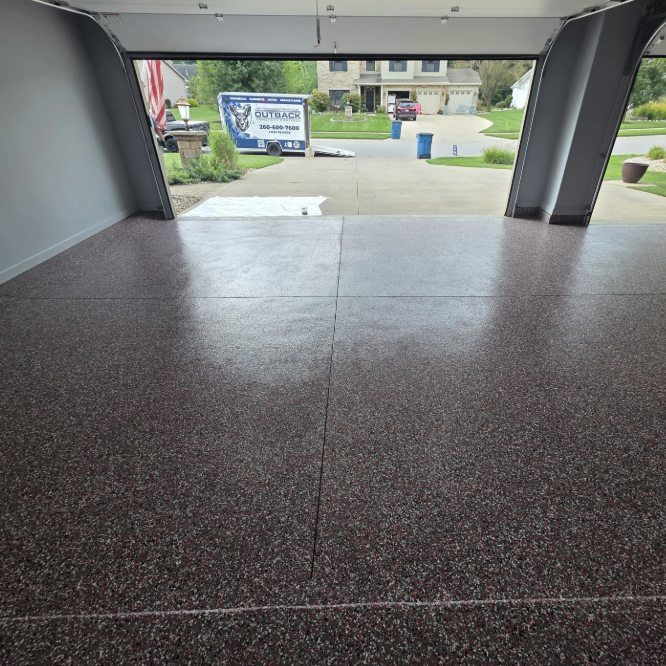 Garage floor coating — ArmorCore™ system Fort Wayne Indianapolis