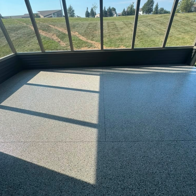 Patio and outdoor floor coating — Fort Wayne Indianapolis Indiana